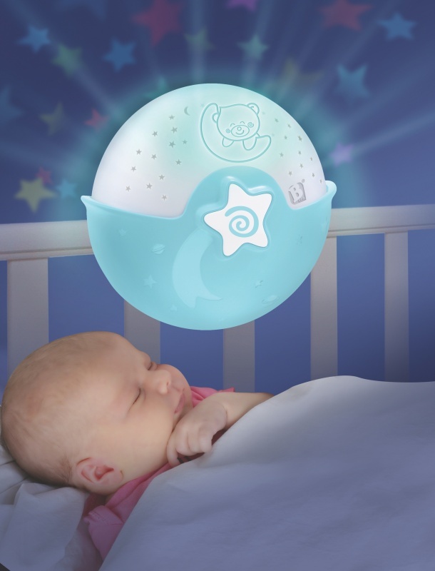 Infantino Nočná lampička s projekciou tri farby