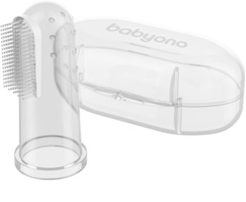 Silikónový náprstok - kefka na ďasná a prvé zúbky 0m+