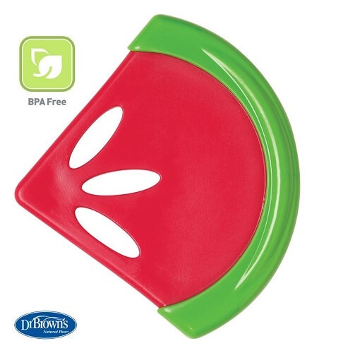 Chladiace silikónové hryzadlo melónik 3m+