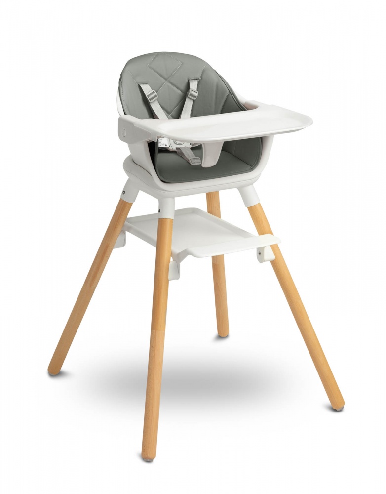 Vysoká jedálenská stolička Bravo grey