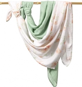 Mušelínový ovinováčik s bambusovým vláknom 2 ks