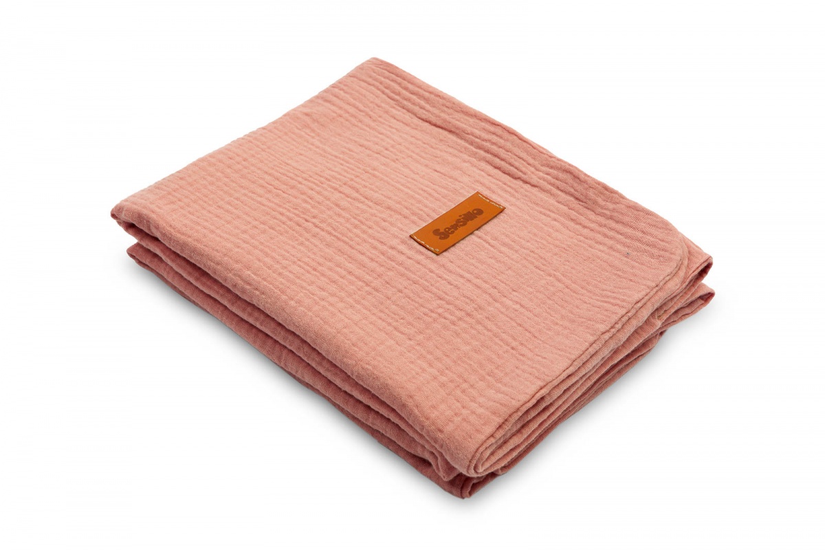 Mušelínová deka 75x100cm Retro Pink