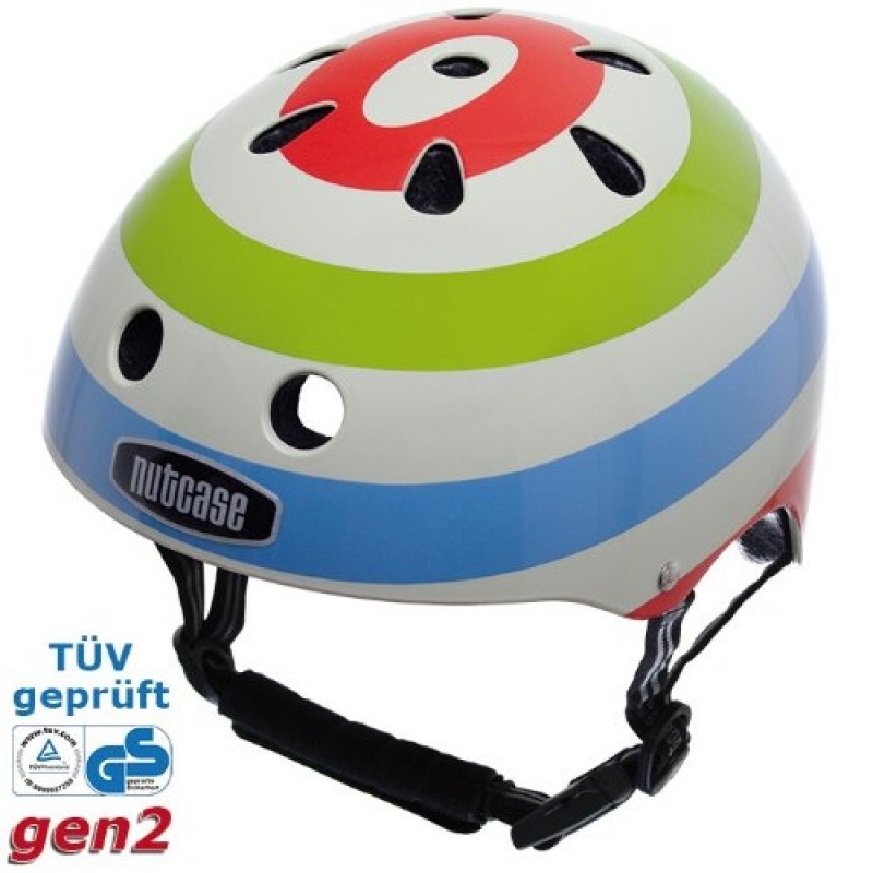 Prilba STREET SPORT Little Nutty XS (46cm-52cm) Pop Bullseye