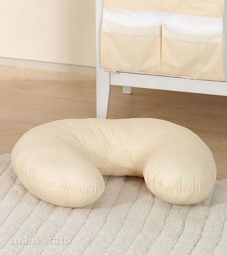 Vankúš na kojenie z kolekcie Ušaté sovičky vanilka