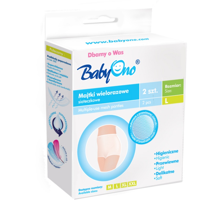 Popôrodné nohavičky 2 ks v balení