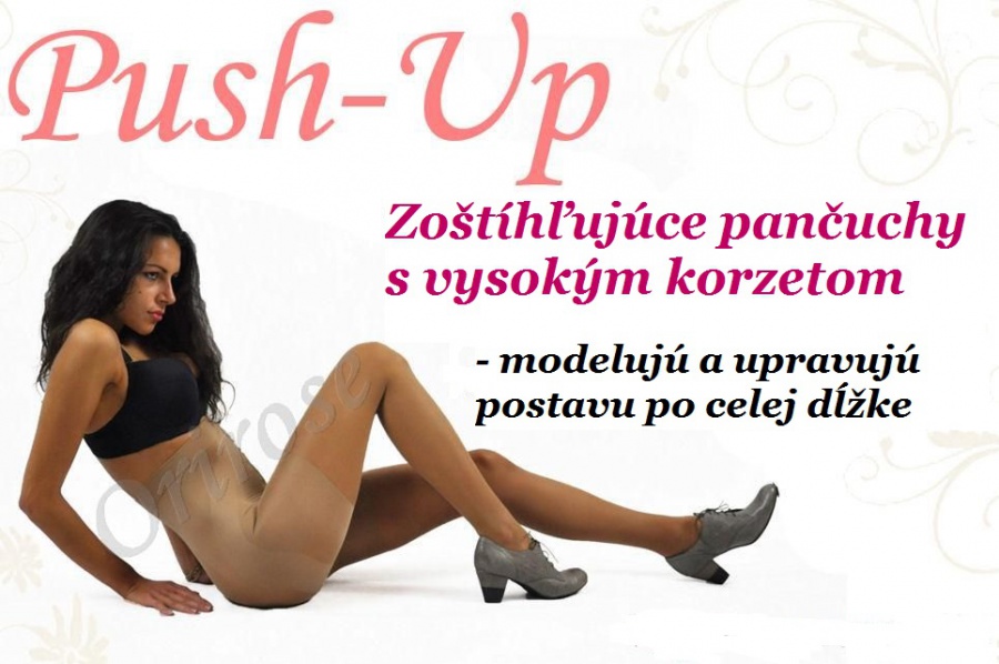 Zoštíhľujúce pančuchy Push-up a korzet v jednom