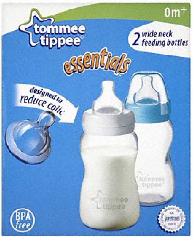 Kojenecká fľaša essentials  2 x 260 ml wide neck