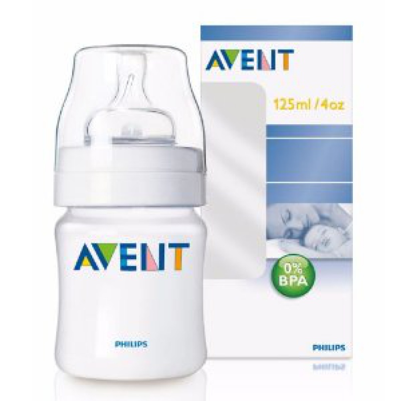 Kojenecká fľaša (PP) AVENT CLASSIC+ 125 ml