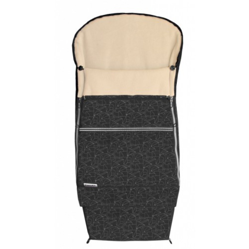 Fusak COMBI EXTRA 3v1 - čierny / béžový