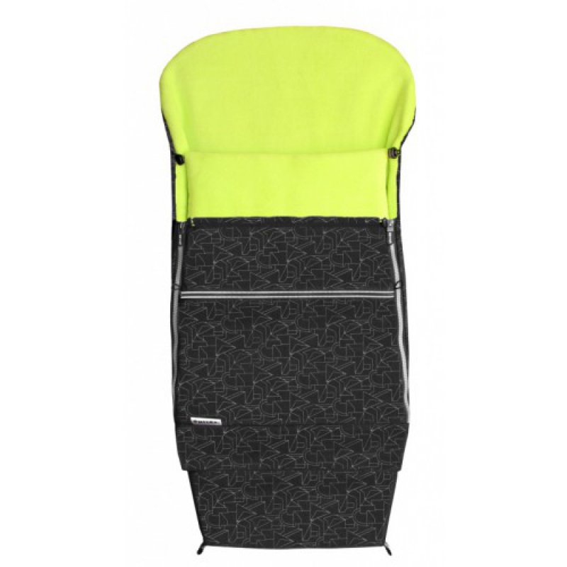 Emitex Fusak COMBI EXTRA 3v1 - čierny / limetka