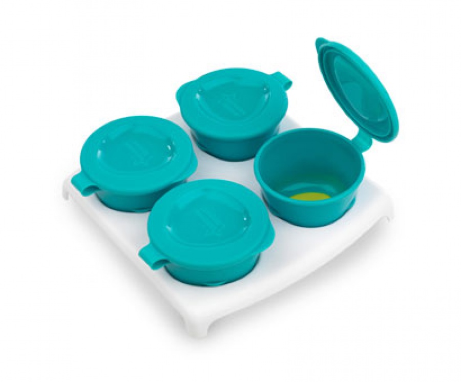 Nádobky na detské pokrmy do mrazničky Explora  4ks 4 m+
