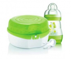 Parný sterilizátor do mikrovlnej rúry s antikolikovou fľašou 160ml