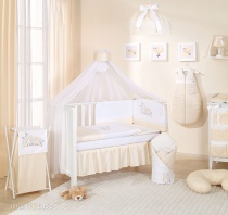 4 časťová sada Ušaté sovičky s dvojdielnym baldachýnom