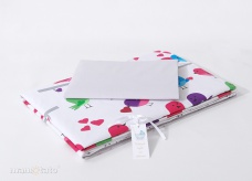 2 dielna súprava do postieľky Minky vtáčiky/sivá 100x135cm