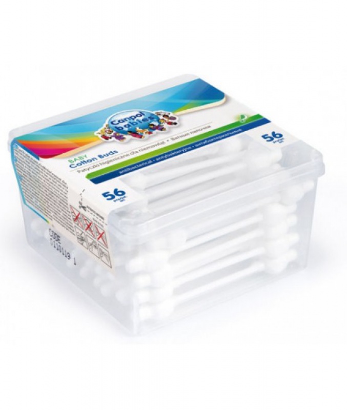 Hygienické vatové tyčinky 56 ks