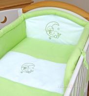 3 časťová vyšívaná sada Spiaci macko na obláčiku.