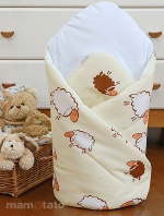 Spevnená bavlnená zavinovačka ovečky