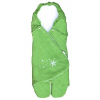 Zavinovačka ZOE - hráškovo zelená/biela