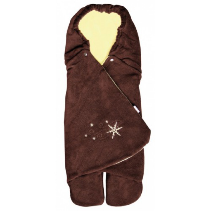 Zavinovačka ZOE - hnedá/žltá