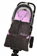 Multifunkčný fusak fleece 2v1 antracit / lila