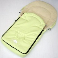 Univerzálny fusak s ovčou vlnou zelené jabĺčko