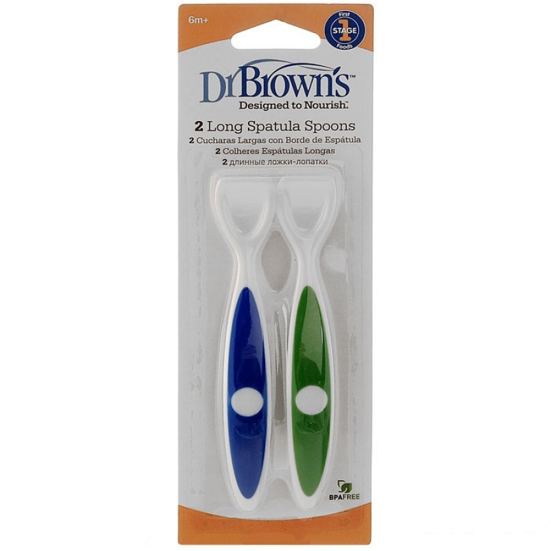 Dlhé plastové lyžičky STAGE1  6m+ 