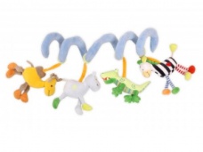 Plyšová špirálka so zvieratkami ZOO