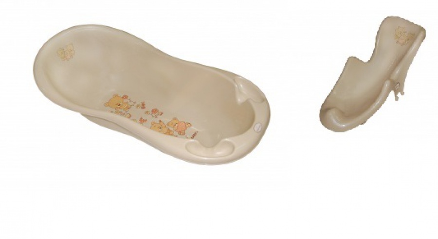 Set na kúpanie - plastová vanička + lehátko