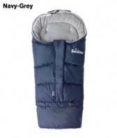 Flisový fusak Combi 3v1 navy/grey