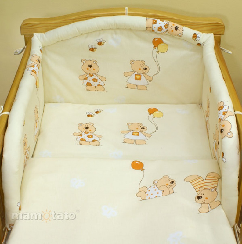 2 časťová sada do postieľky  Maslové balóniky