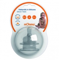 Náhradné silikónové cumlíky 0+ stredný prietok variabilný