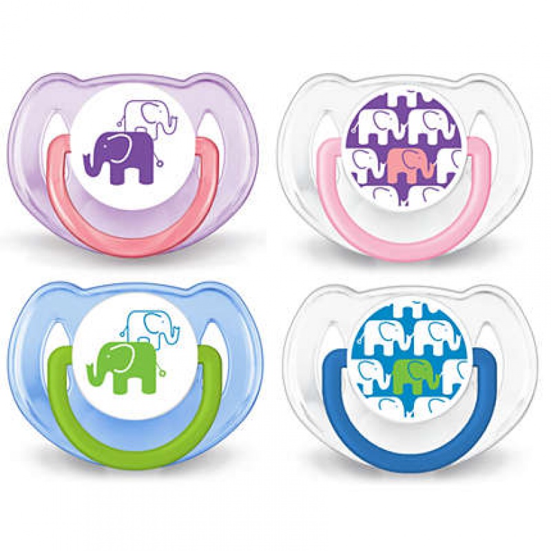 Cumlík elephant  6-18m 2ks BPA free