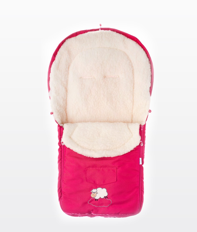 Fusak s ovčím rúnom Raspberry