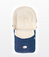 Fusak s ovčím rúnom Navy -tmavomodrý