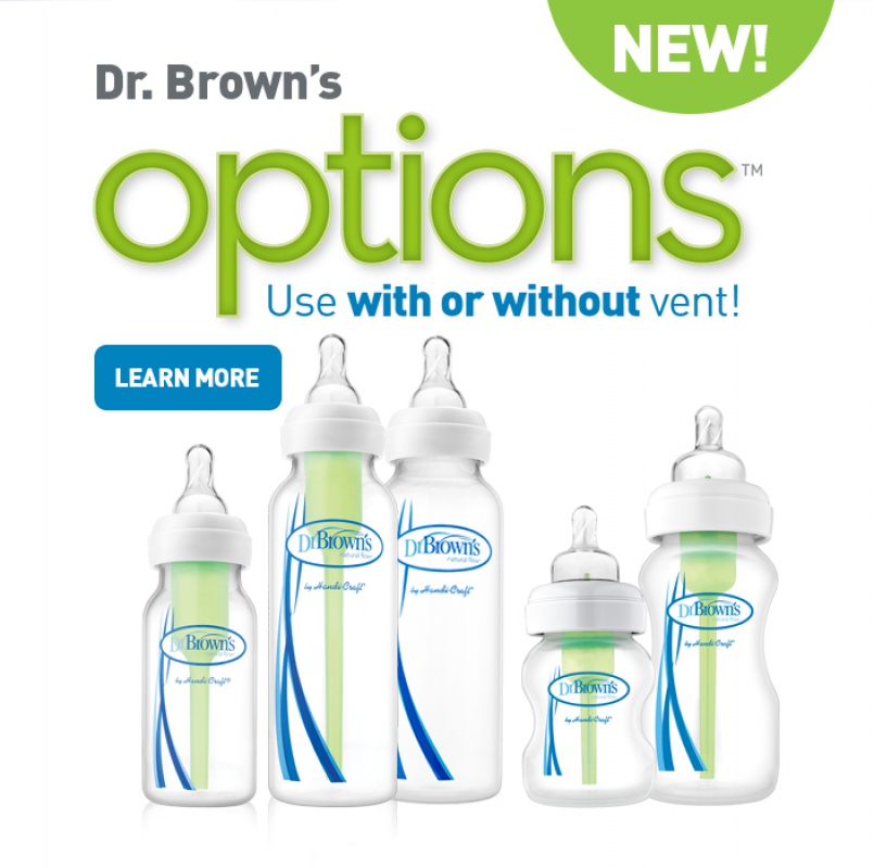 Sada kojeneckých fliaš Options PLUS 2x150 ml+1x270 ml Wide neck