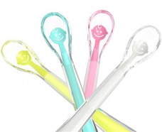 Silikónová lyžička so smajlíkom 6m+