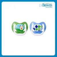 Ortodontický cumlík PREVENT I 0-6 mes. 2 ks ovečka-modré kolieska