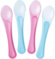 Plastové lyžičky široké EXPLORA 4ks 6m+