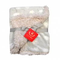 Plyšová obojstranná deka so stuhou a venovaním 75x100cm