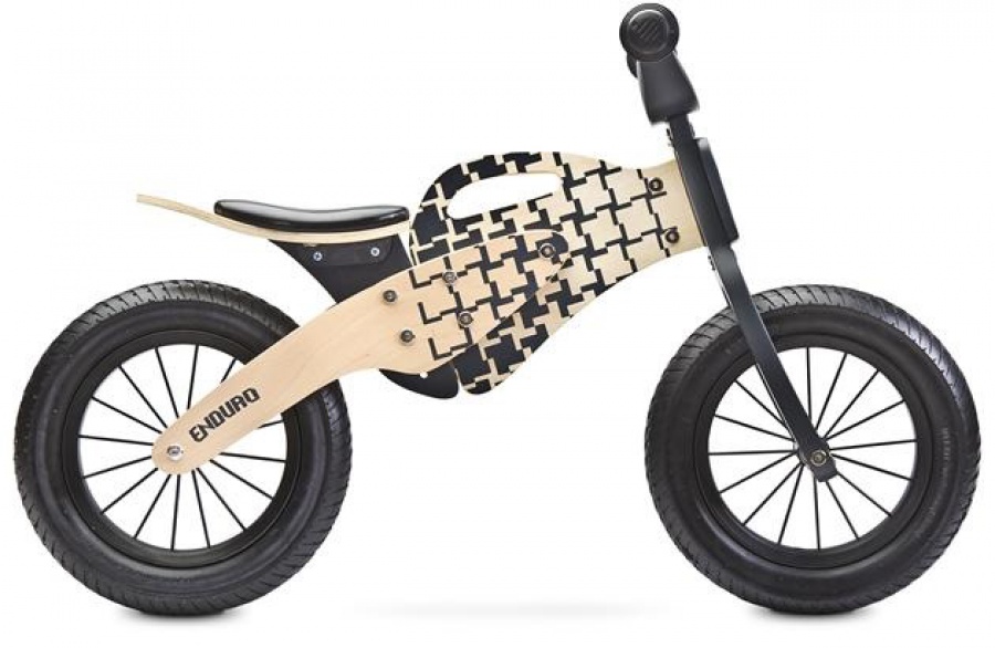 Drevené odrážadlo ENDURO NATURAL