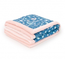 Obojstranná deka VELVET 100% bavlna/VELVET lúka mikroplyš