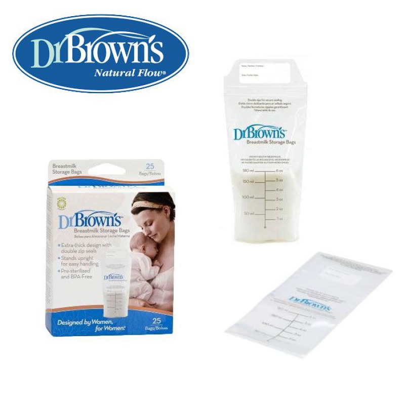 Vrecúška na uskladnenie materského mlieka 180ml 25ks