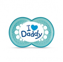 Cumlík ortodontický - symetrický tvar Love & Affection 6m+