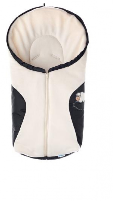 Fusak do vajíčka beige/black