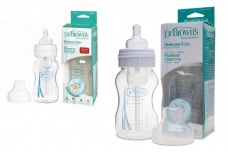 Dojčenská fľaša SKLENENÁ BPA FREE Options Wide-Neck 150 ml ,270 ml