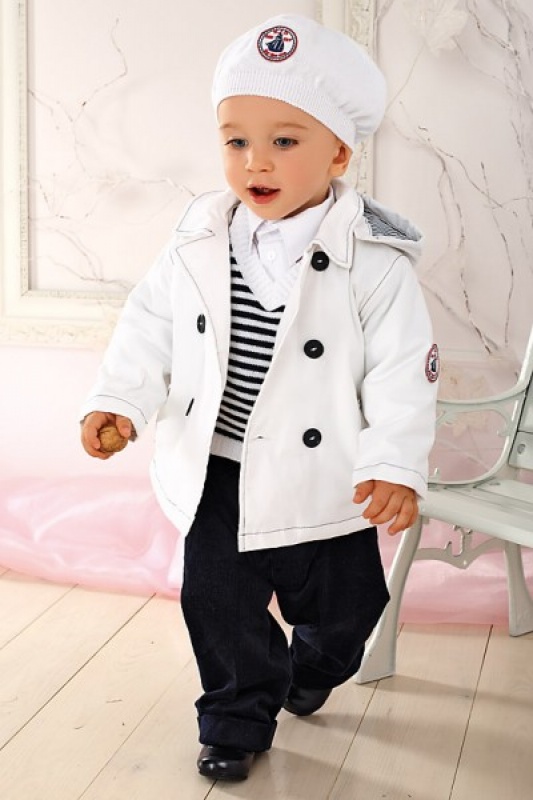 CW001 Zimný slávnostný oblek  v námorníckom štýle