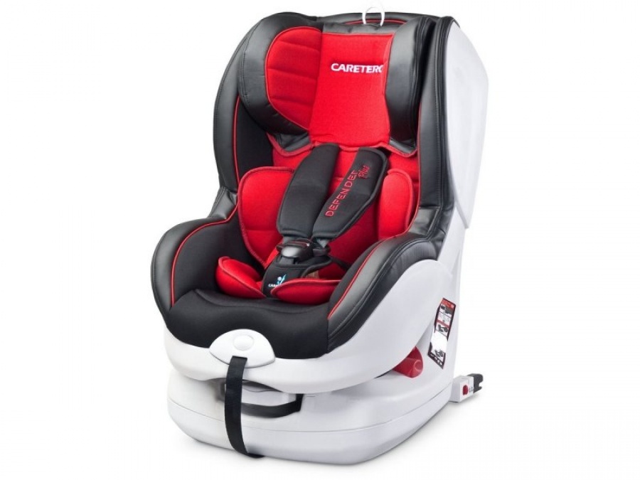 Autosedačka DEFENDER+ 0-18kg ISOFIX RED