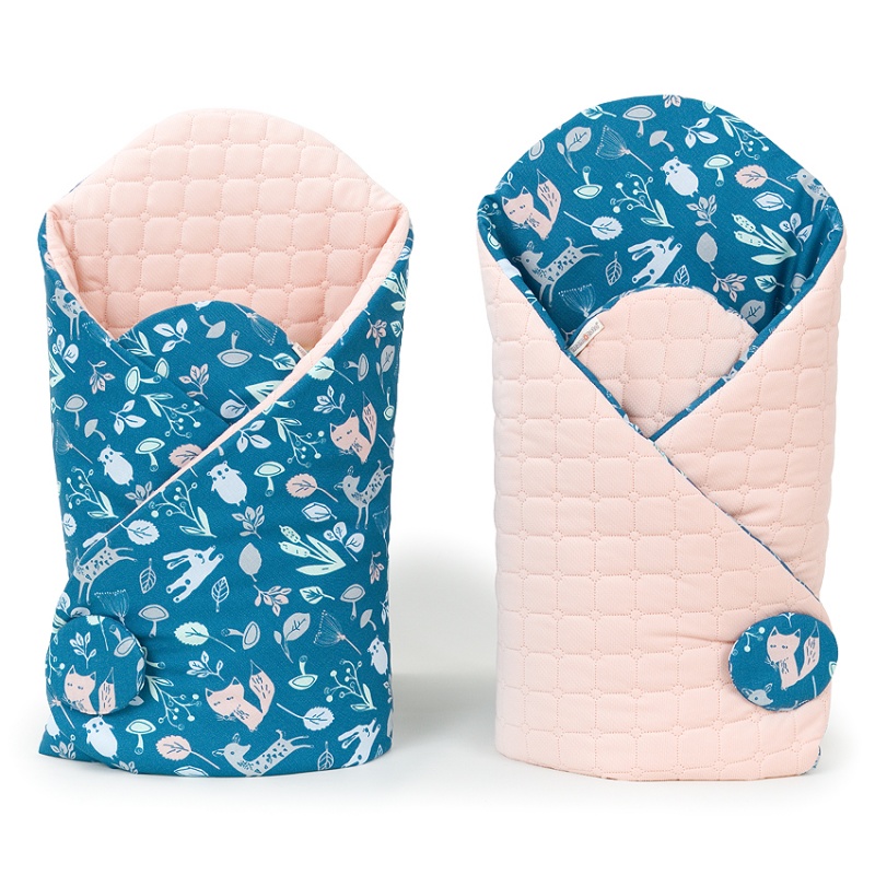 Obojstarnná zavinovačka VELVET LUX farebný les/ marhuľa