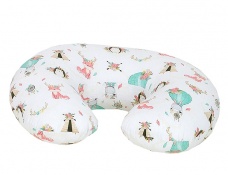 Vankúš na kojenie a relax bábätka Zvieratká pastel