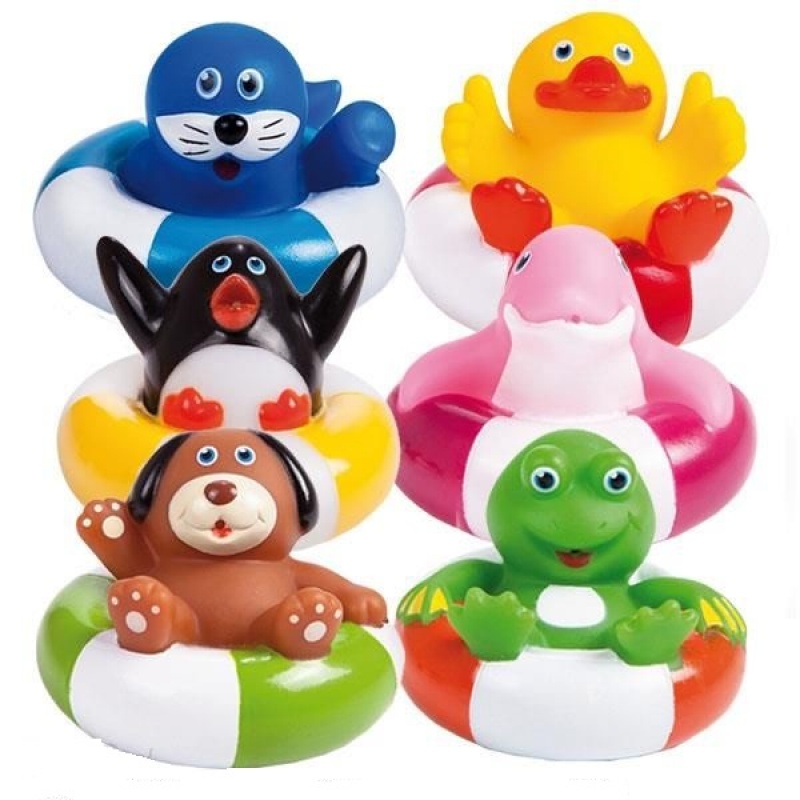 Plávajúce gumové zvieratko na pontóne 1 ks